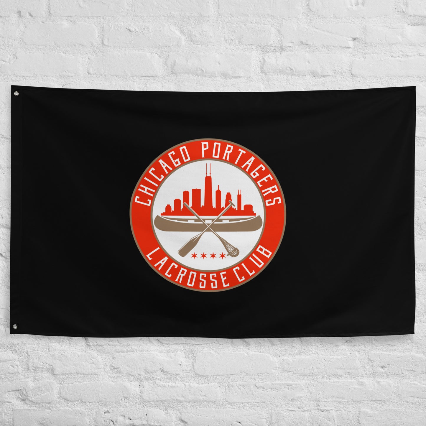 Chicago Portagers Wall Flag (1 sided)