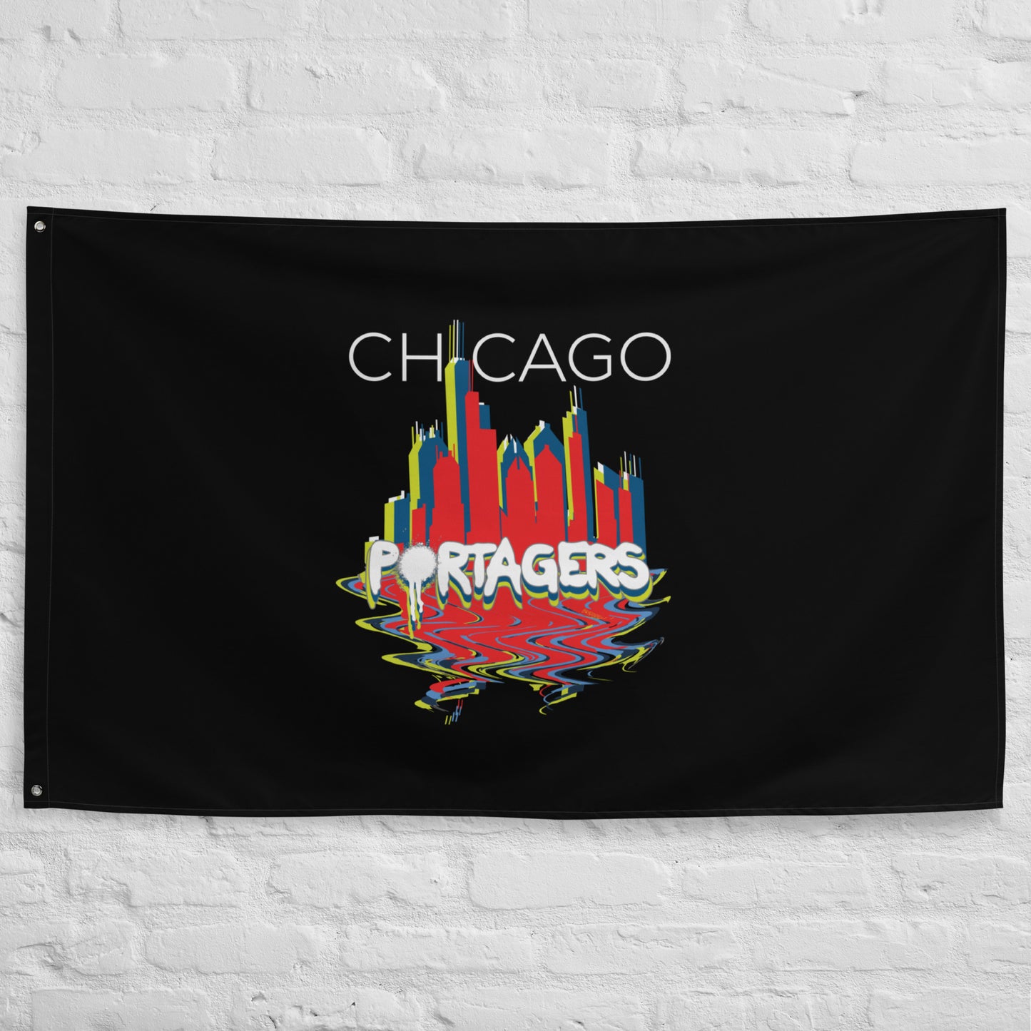 Chicago Portagers Wall Flag (1 sided)