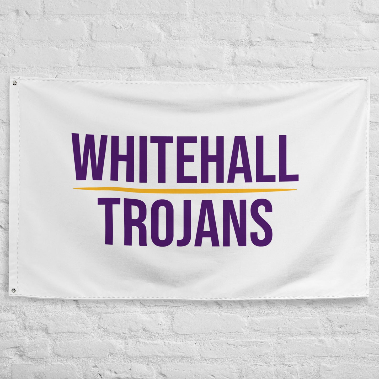 Whitehall School Wall Flag (1 sided)