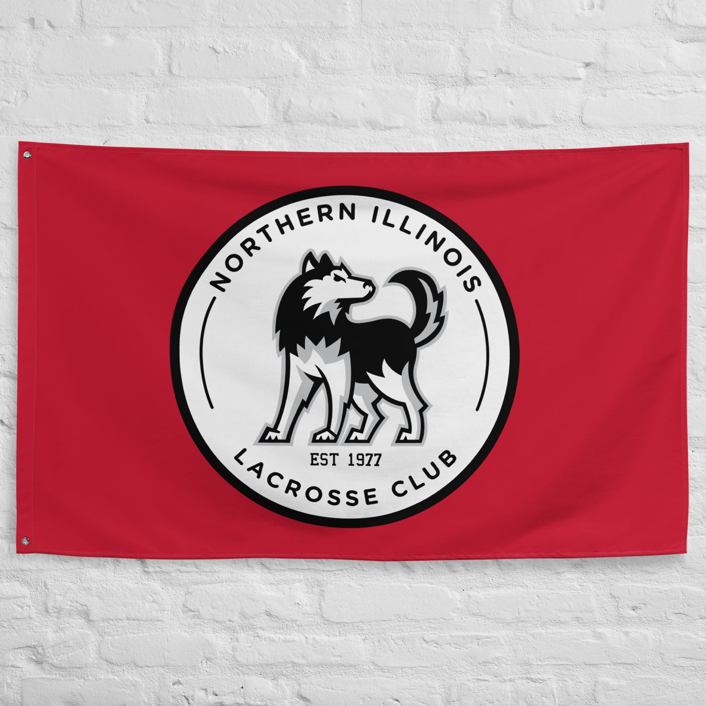 NIU Lacrosse Wall Flag (1 sided)