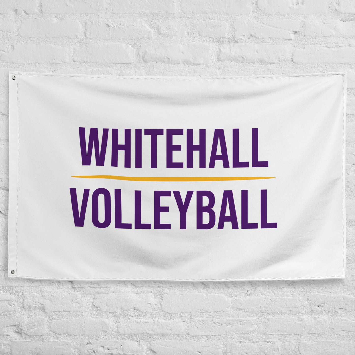 Whitehall Volleyball Wall Flag (1 sided)