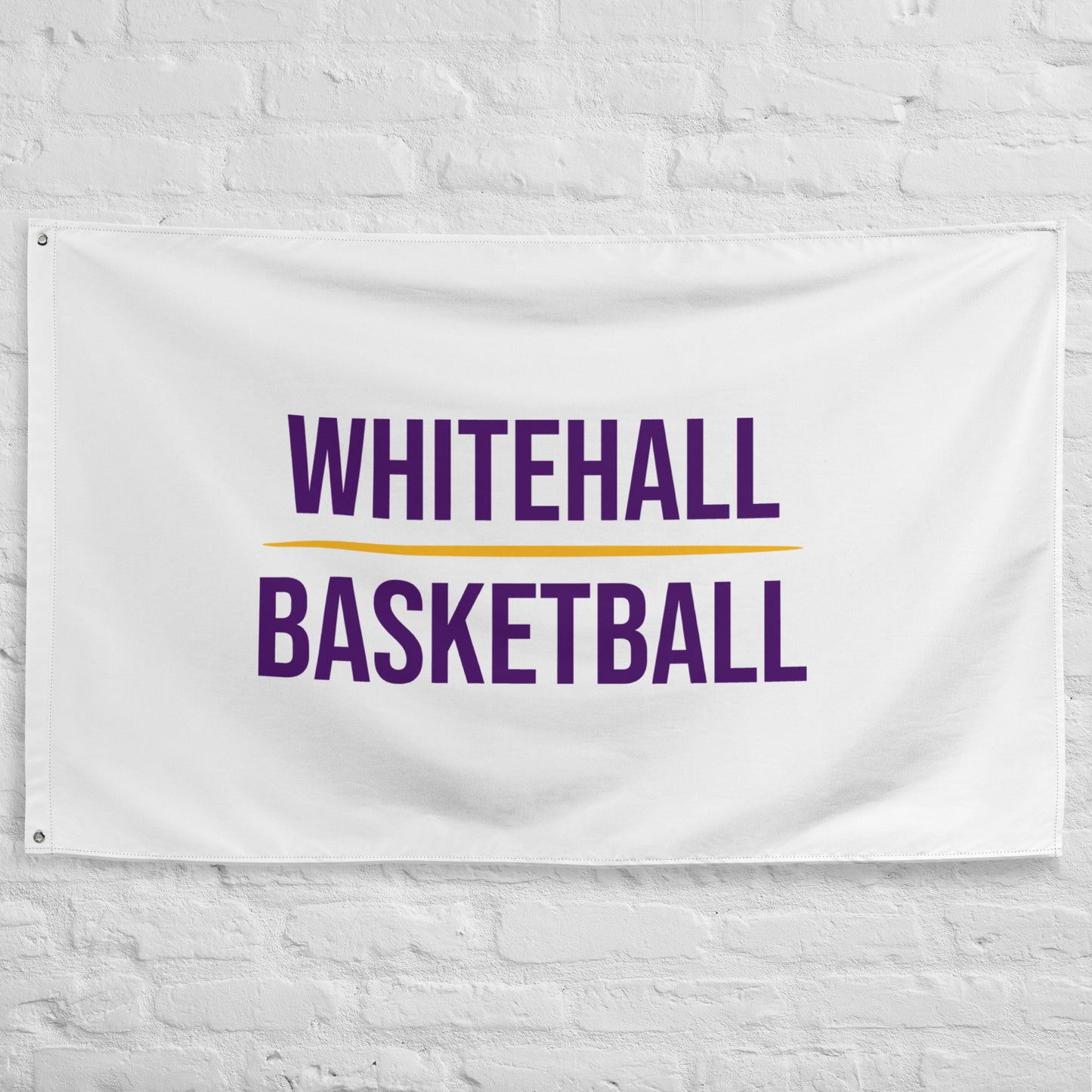 Whitehall Basketball Wall Flag (1 sided)