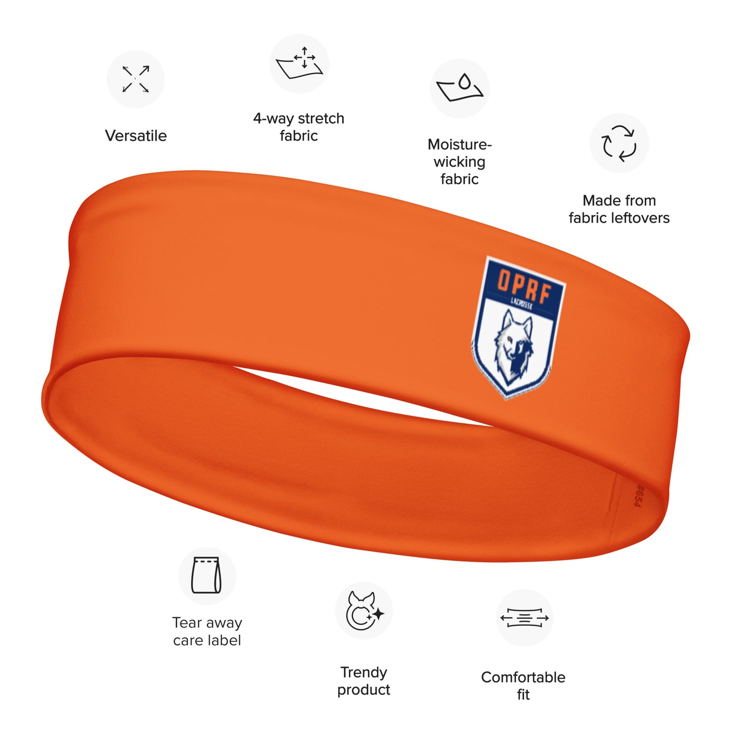 OPRF Lacrosse Stretch Headband
