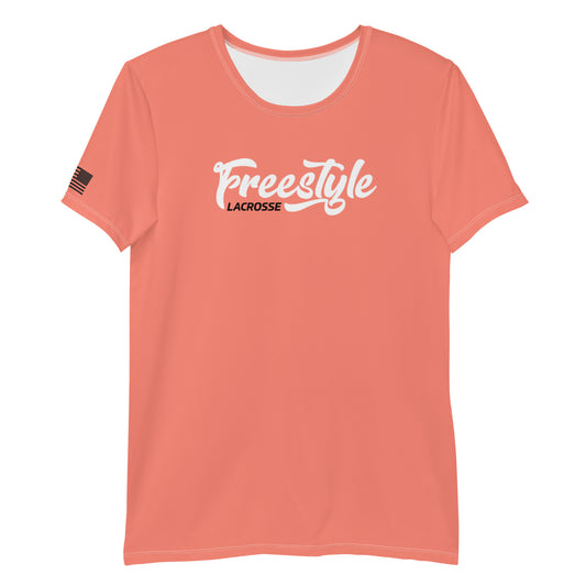 Women's Freestyle Lacrosse Athletic T-shirt