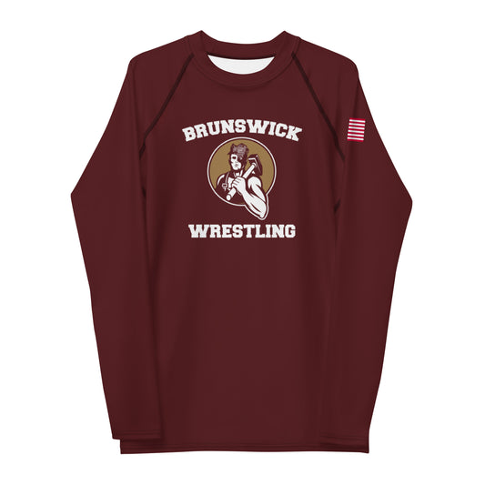 Adult BJR Wrestling Long Sleeve Rash Guard