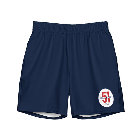 Adult 51 Stars Lacrosse Swim Trunks