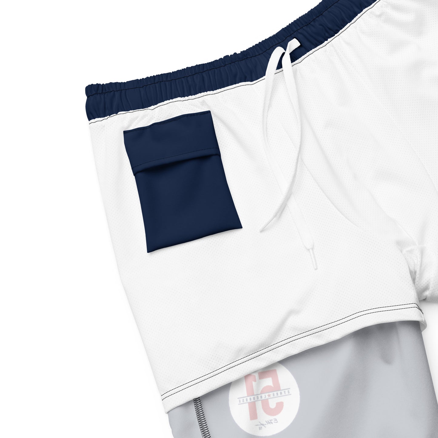 Adult 51 Stars Lacrosse Swim Trunks