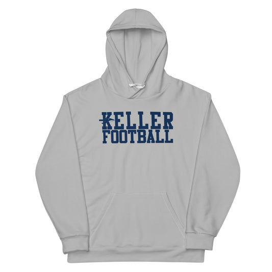 Adult Keller Football Performance Hoodie - Grey
