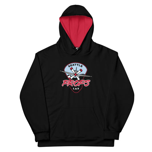 Adult Seattle Props Lacrosse Premium Performance Hoodie