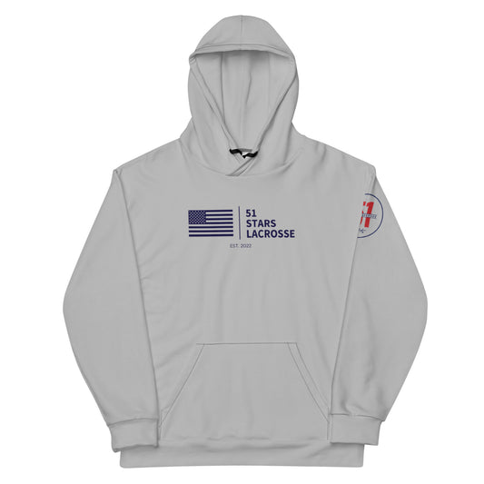 Adult 51 Stars Lacrosse Premium Performance Hoodie