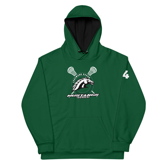 Adult Lakewood Ranch Lacrosse Premium Performance Hoodie - Personalized (Custom Number)