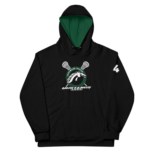 Adult Lakewood Ranch Lacrosse Premium Performance Hoodie - Personalized (Custom Number)