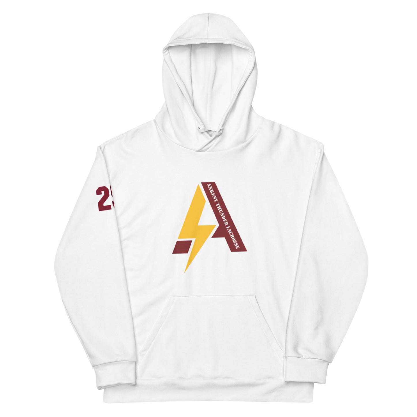 Adult Ankeny Thunder Lacrosse Premium Performance Hoodie - Personalized