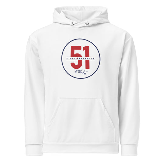 Adult 51 Stars Lacrosse Premium Performance Hoodie