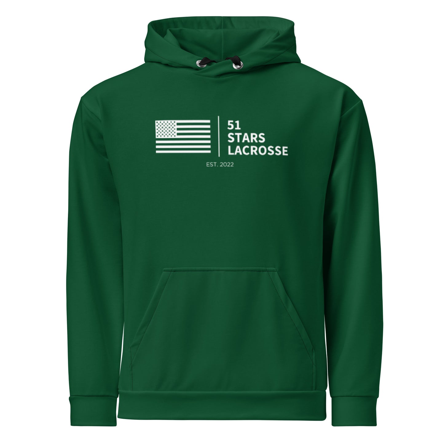 Adult 51 Stars Lacrosse Premium Performance Hoodie