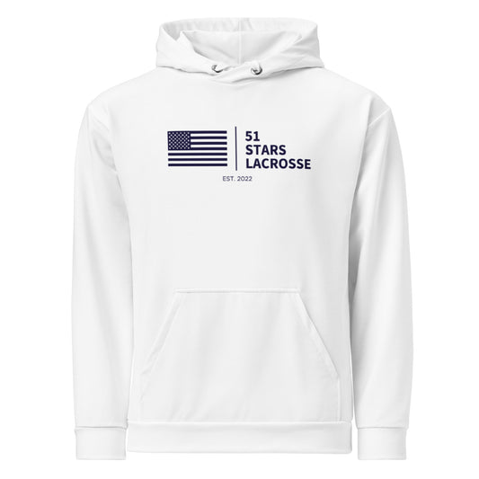 Adult 51 Stars Lacrosse Premium Performance Hoodie