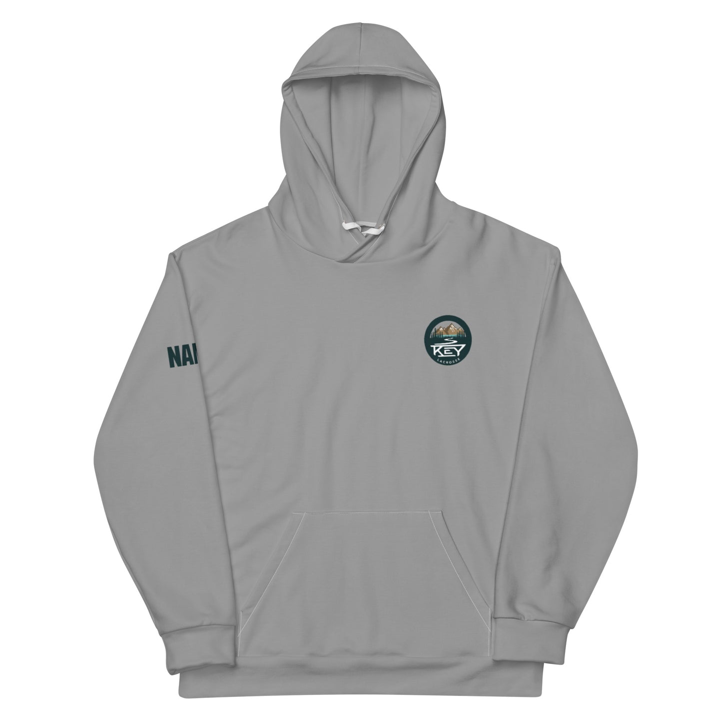 Adult Key Lacrosse Premium Performance Hoodie - Personalized