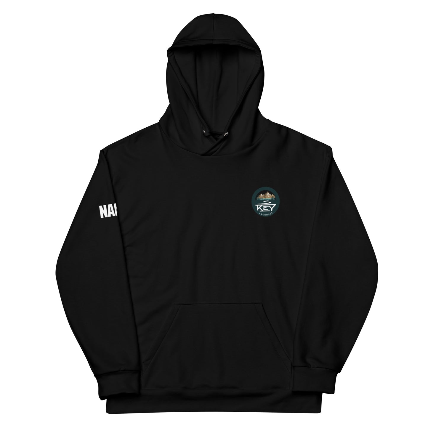 Adult Key Lacrosse Premium Performance Hoodie - Personalized