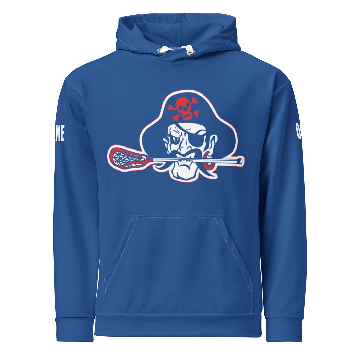 Personalizable - Adult Fairport Lacrosse Premium Performance Hoodie