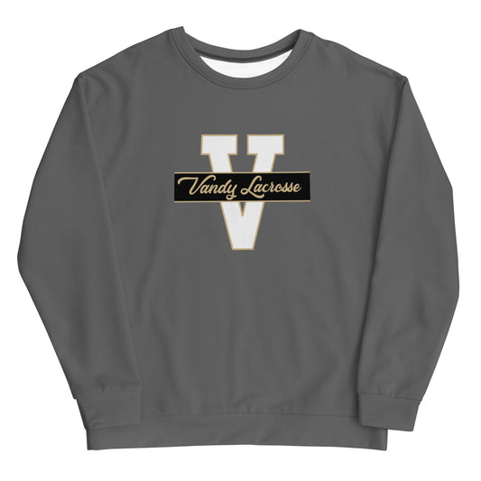 Adult Commodores Lacrosse Club Performance Crewneck Sweatshirt