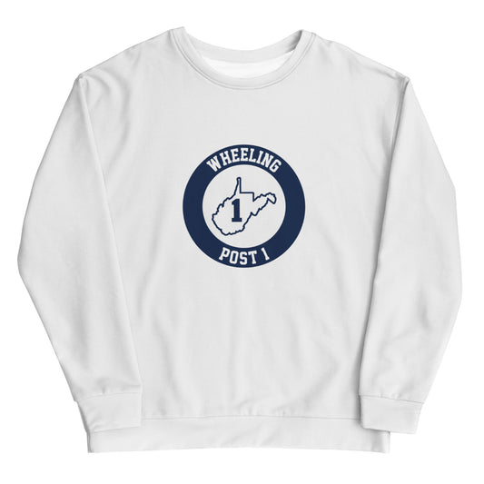 Adult Wheeling Post 1 Performance Crewneck Sweatshirt