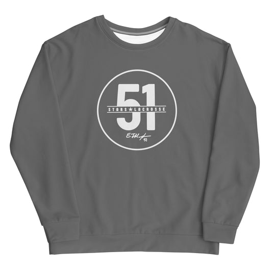 Adult 51 Stars Lacrosse Crewneck Sweatshirt
