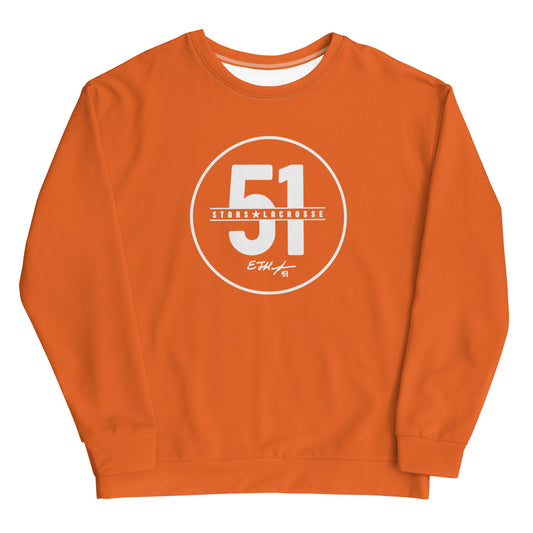 Adult 51 Stars Lacrosse Crewneck Sweatshirt