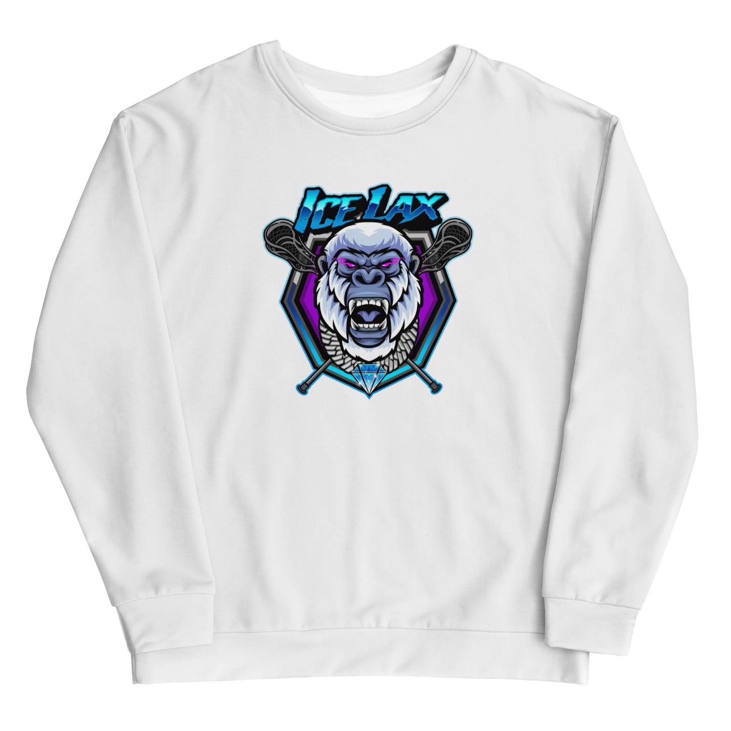 Adult ICE LAX Performance Crewneck Sweatshirt