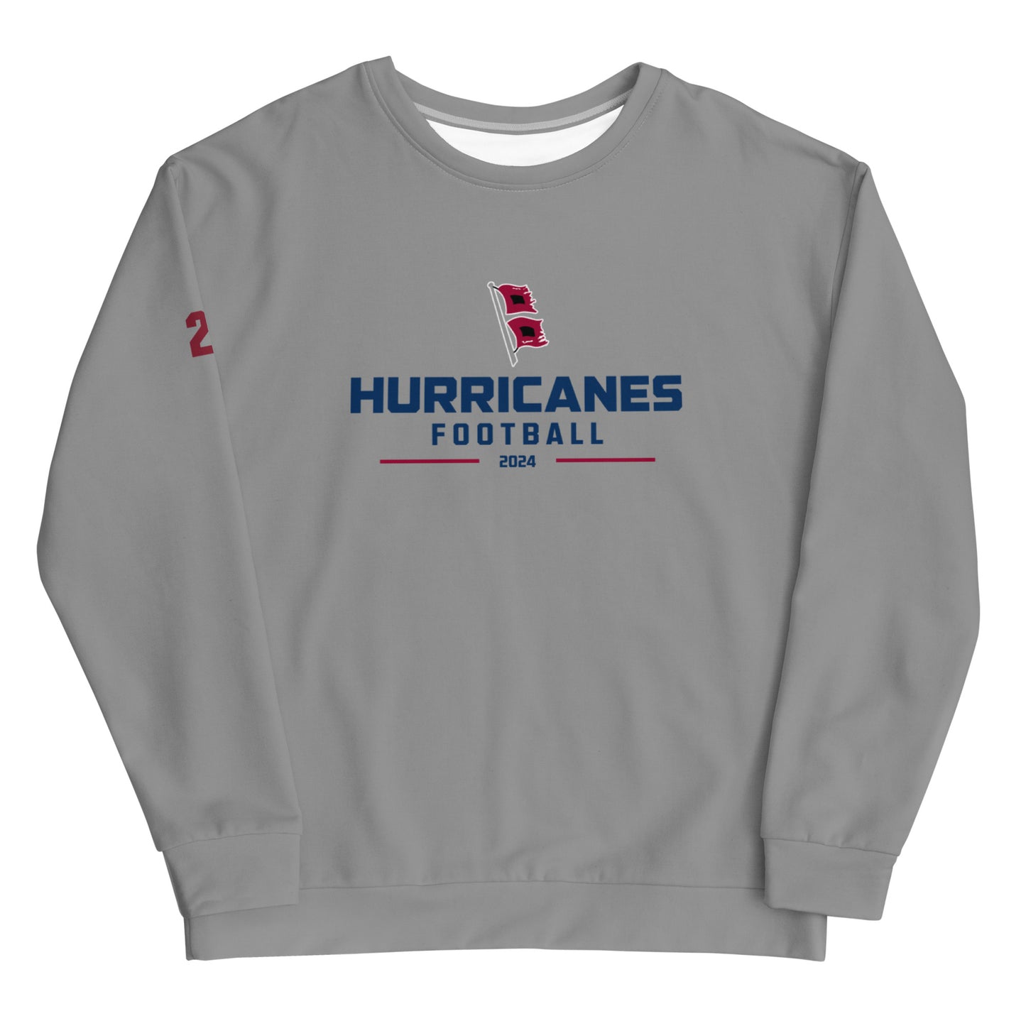 Adult Liberty Football Performance Crewneck Sweatshirt - Personalized