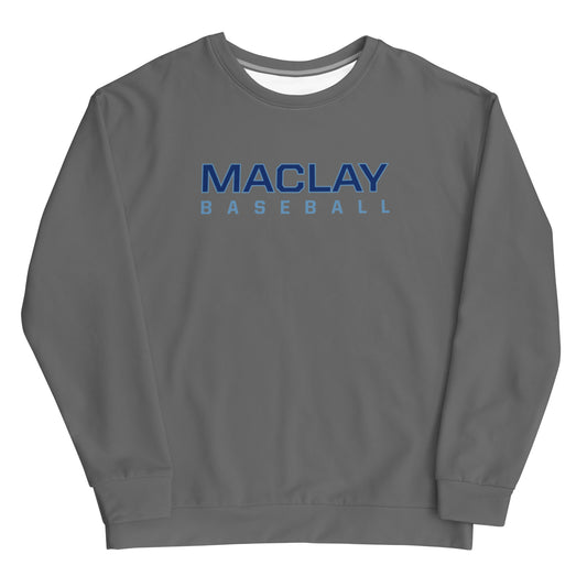 Adult Maclay Baseball Performance Crewneck Sweatshirt