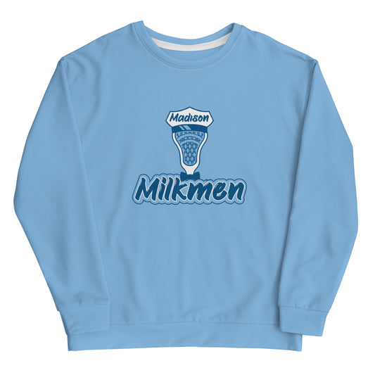 Adult Madison Milkmen Performance Crewneck Sweatshirt