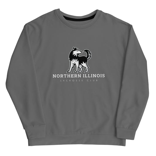 Adult NIU Lacrosse Performance Crewneck Sweatshirt