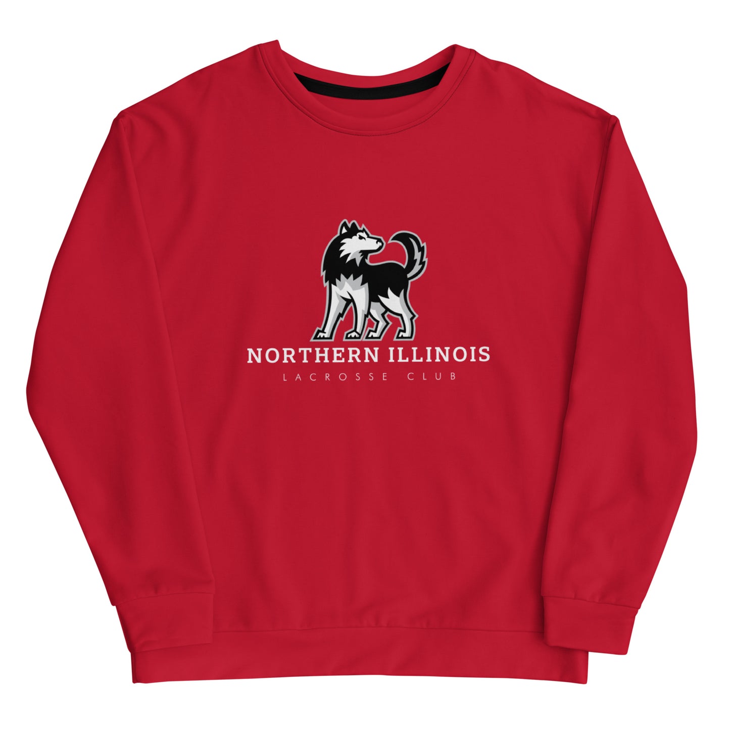 Adult NIU Lacrosse Performance Crewneck Sweatshirt