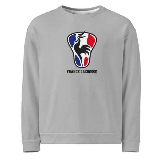 Adult France Lacrosse Performance Crewneck Sweatshirt