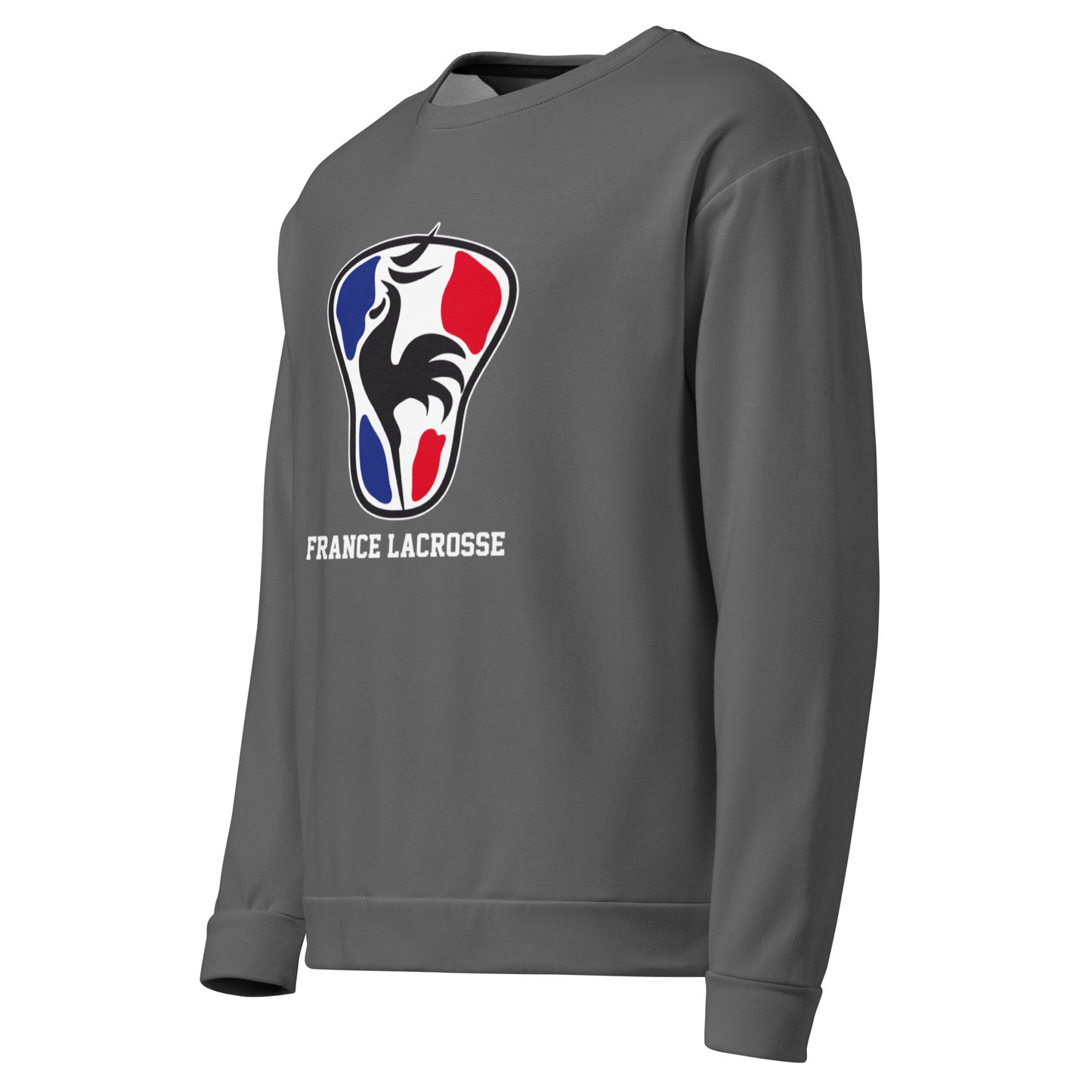 Adult France Lacrosse Performance Crewneck Sweatshirt