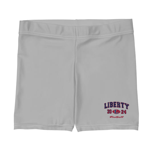 Women's Liberty High School Football Booster Club Spandex Shorts