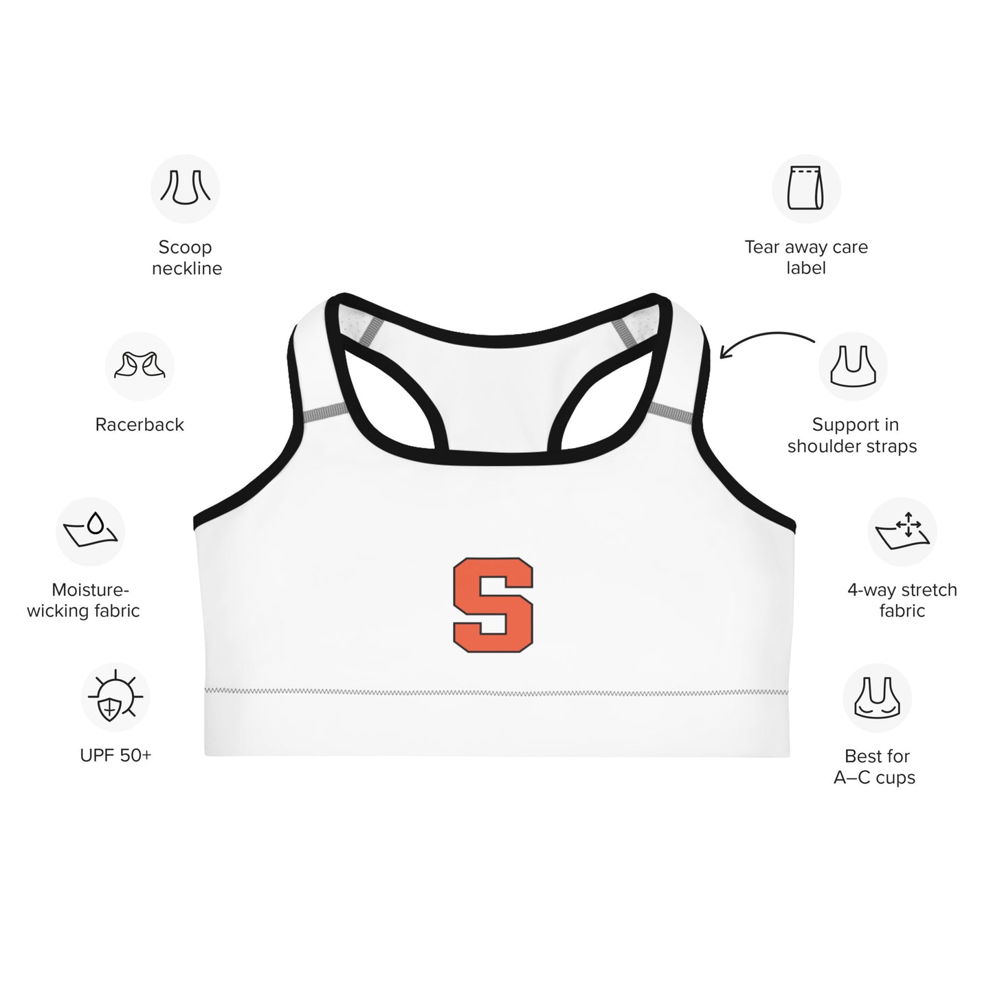 Women's Sailors Lax Sports Bra