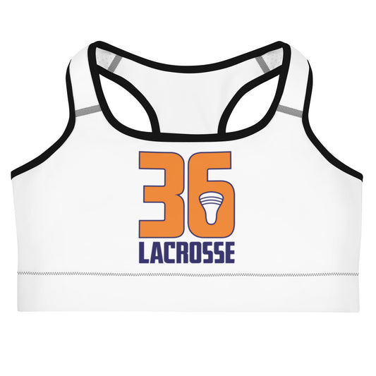 Women's Team36 Lacrosse Sports Bra
