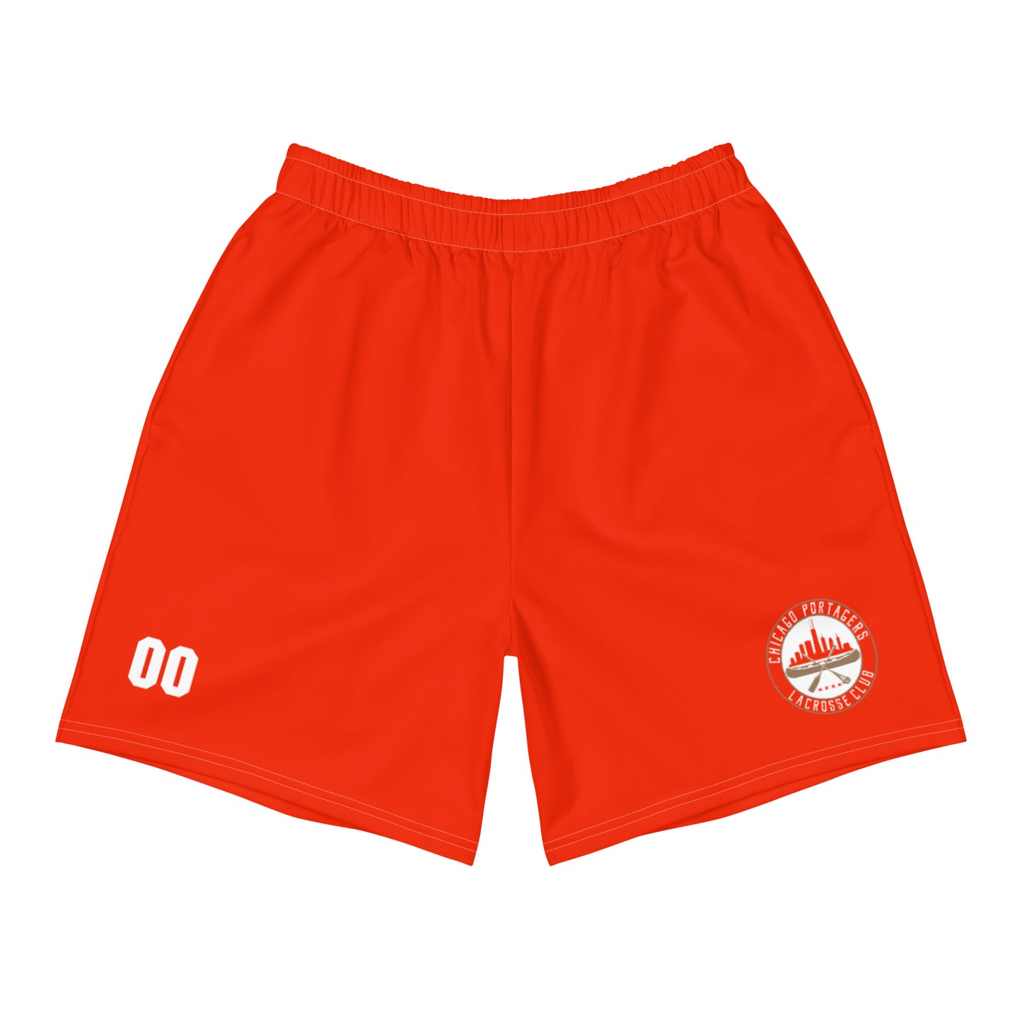 Personalizable - Adult Chicago Portagers Pocketed Athletic Shorts