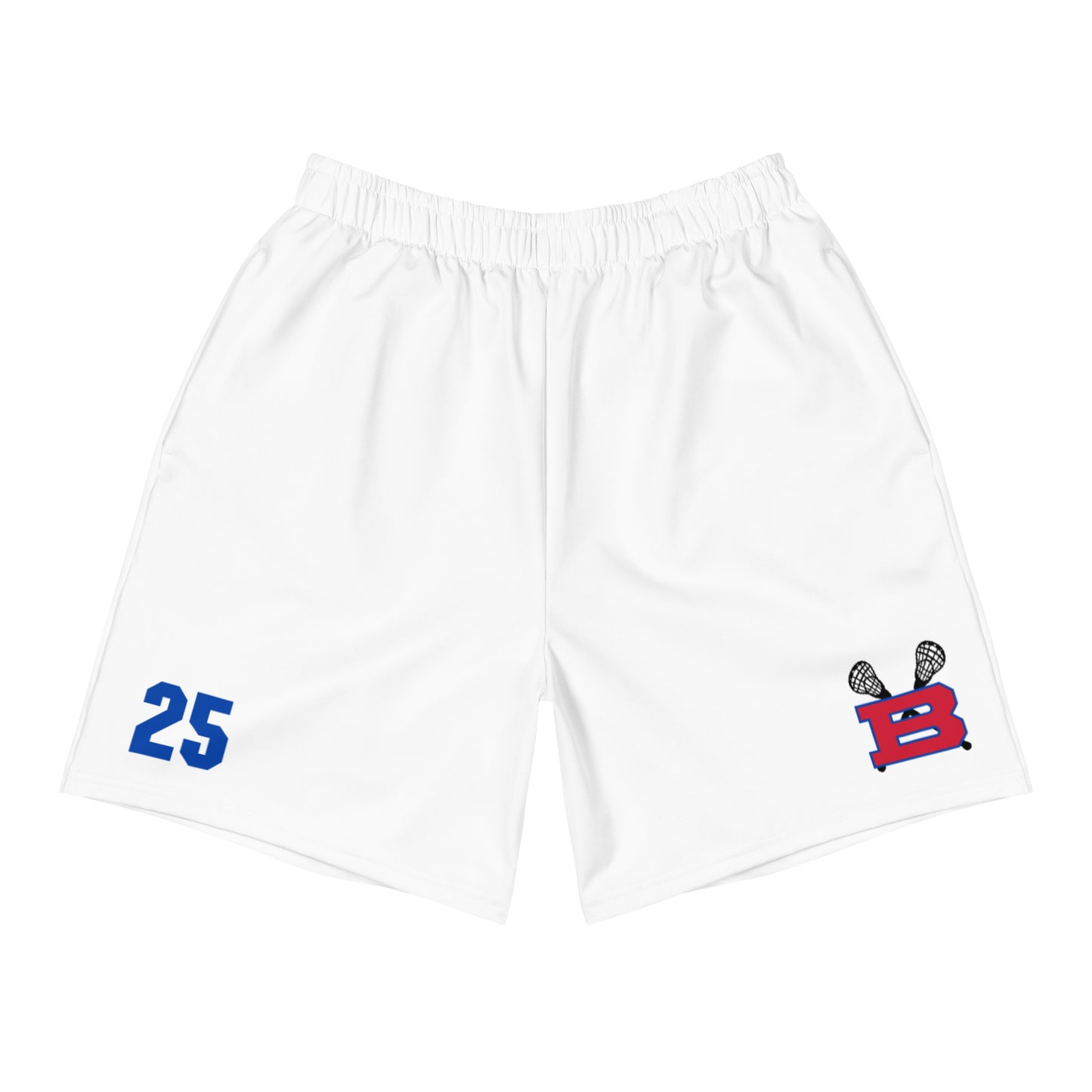 Personalizable - Adult Bartlett HS Lacrosse Pocketed Athletic Shorts