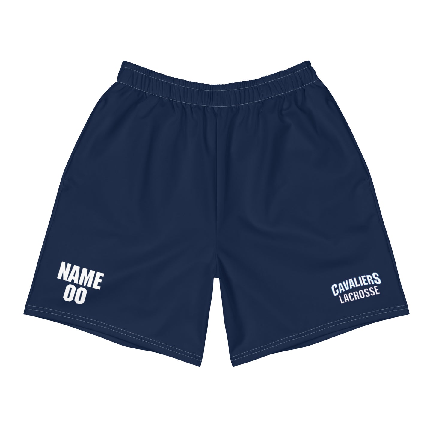 Personalizable - Adult Cavaliers Lacrosse Pocketed Athletic Shorts