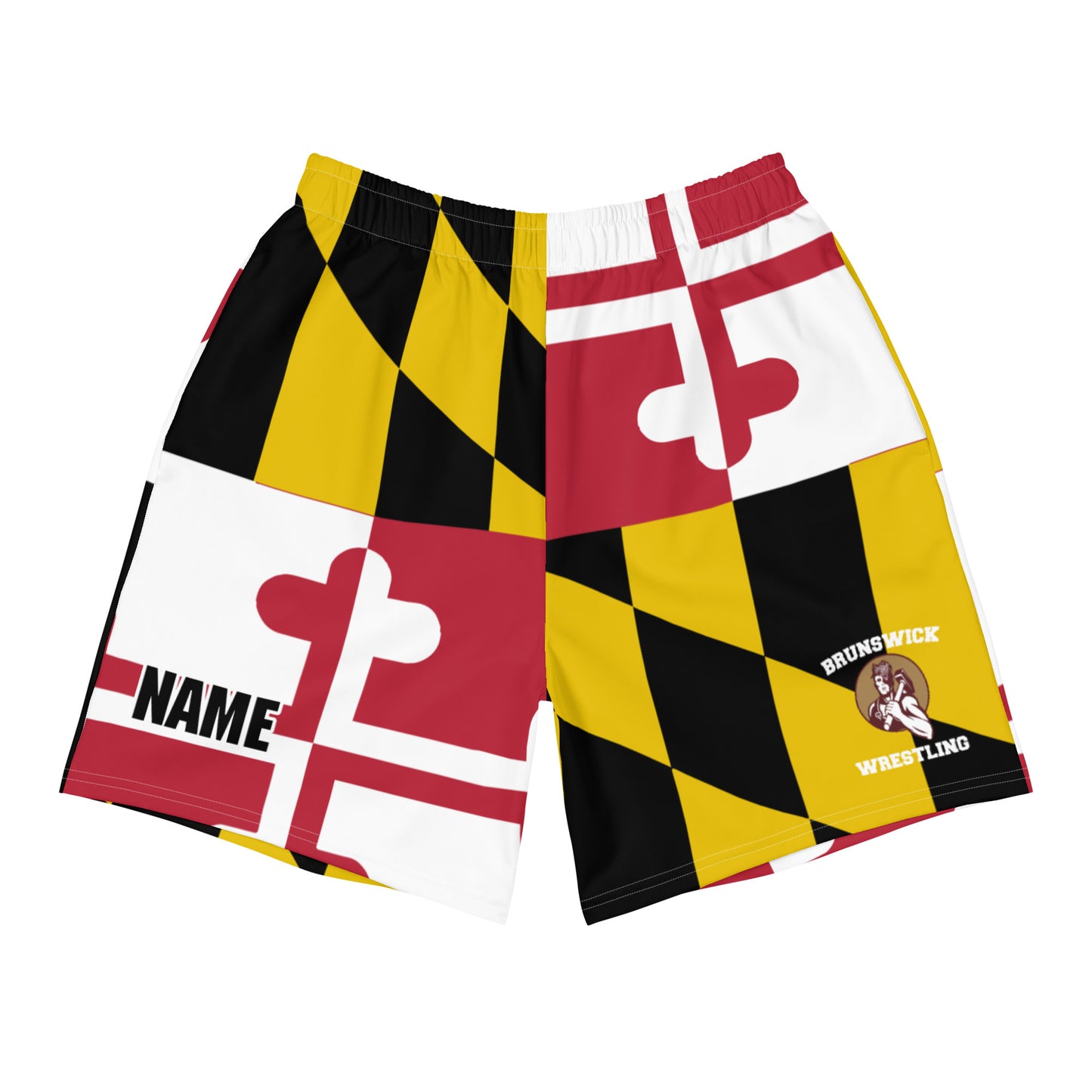 Personalizable - Adult Brunswick Wrestling Pocketed Athletic Shorts