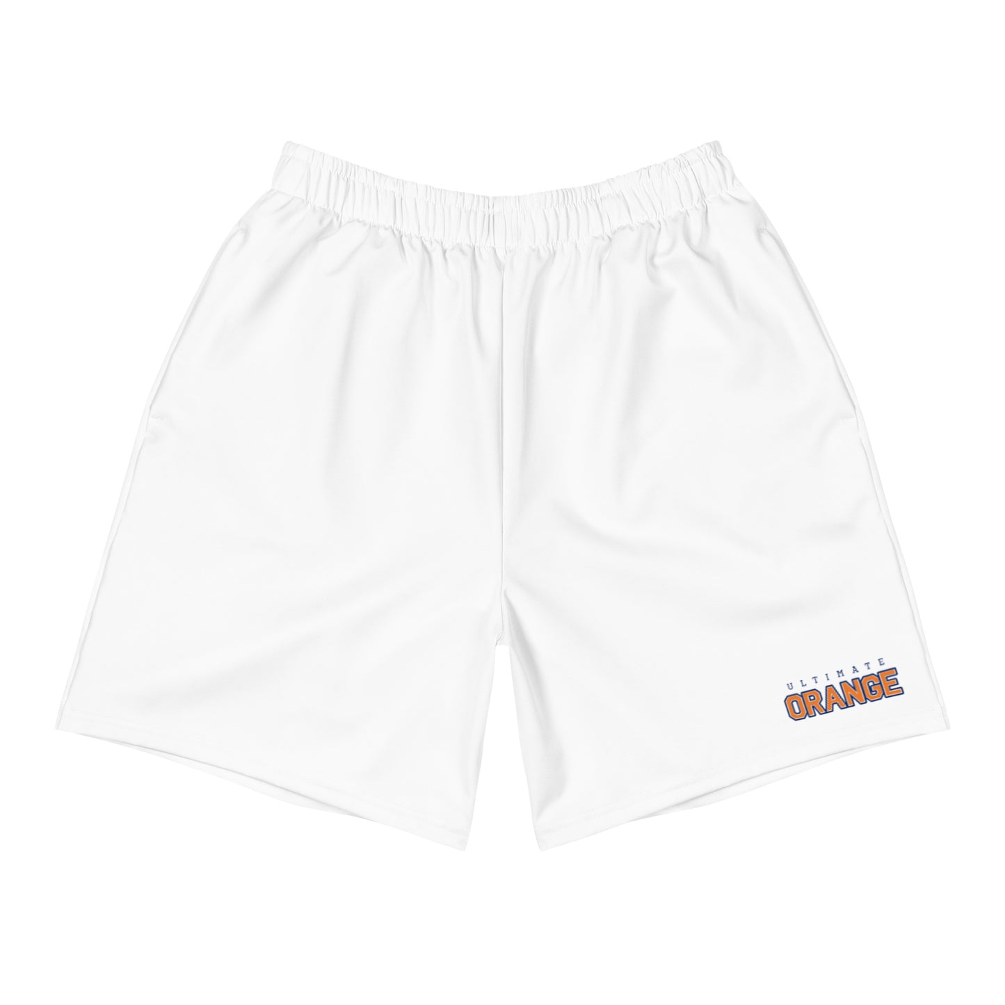 Adult Ultimate Orange Pocketed Athletic Shorts