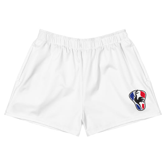 Women's France Lacrosse Pocketed Athletic Shorts