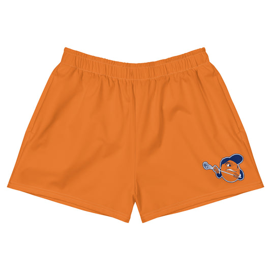 Women's Ultimate Orange Pocketed Athletic Shorts
