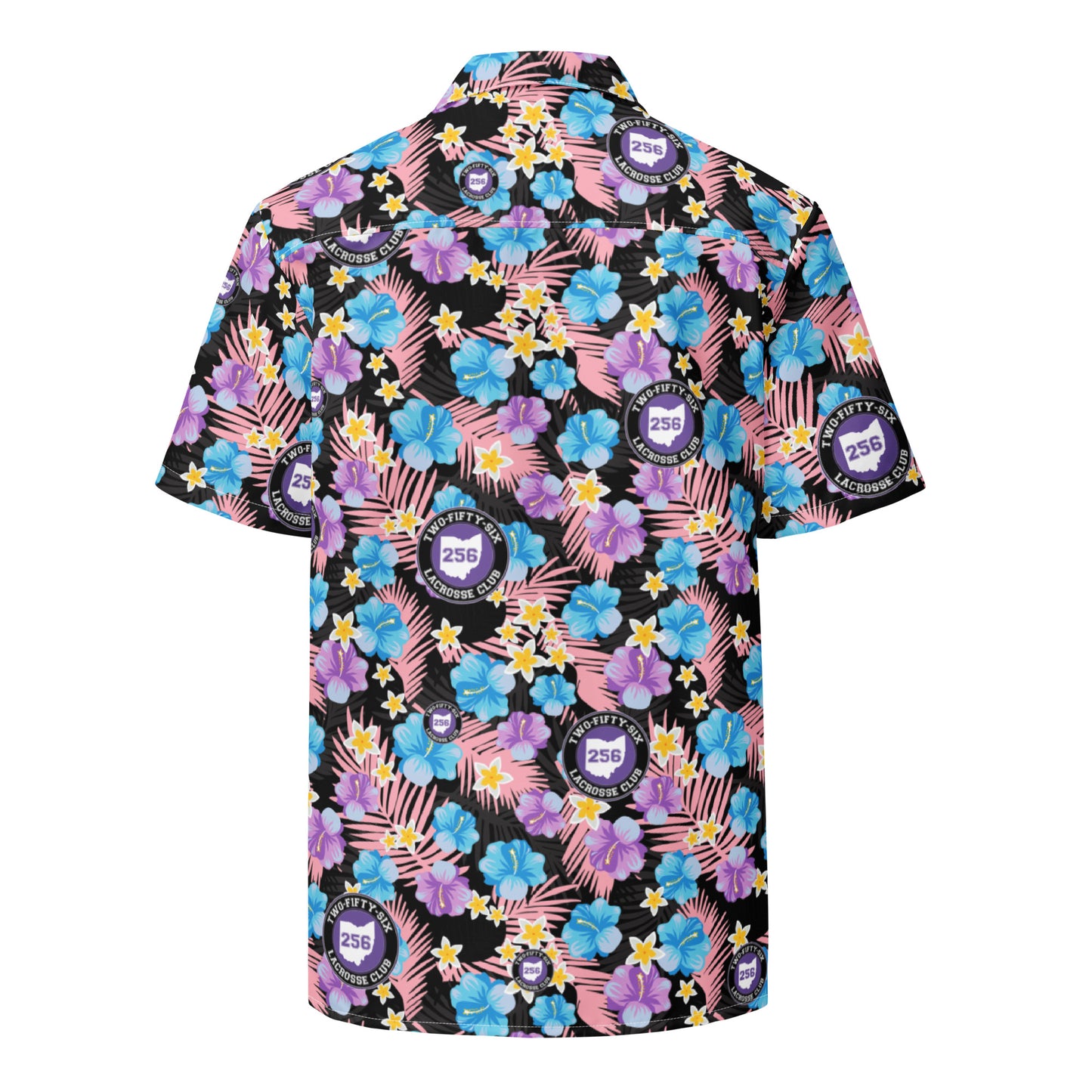 Adult 256 LAX Short Sleeve Button Down Shirt