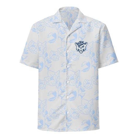 Adult Evergreen High School Lacrosse Short Sleeve Button Down Shirt