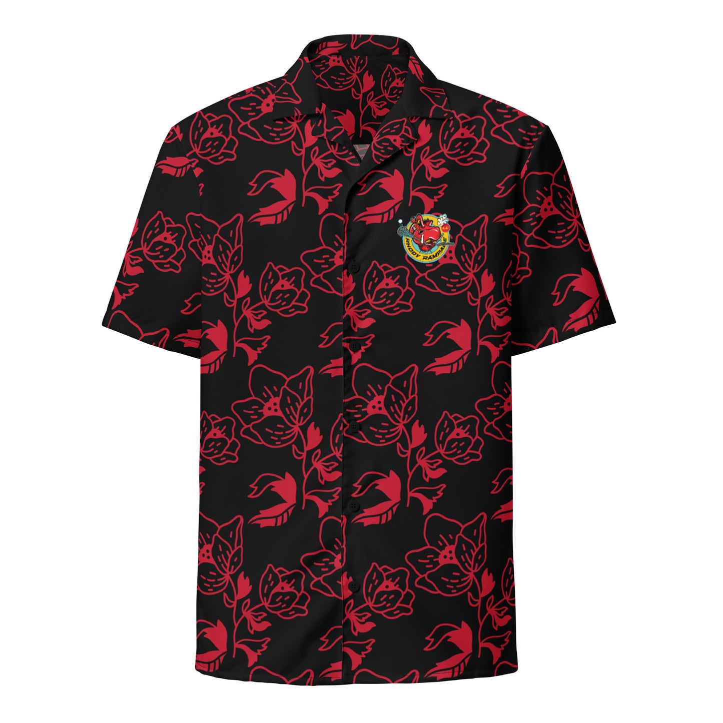 Adult RI Rampage Short Sleeve Button Down Shirt