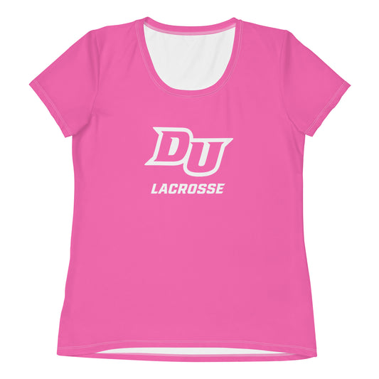 Women's Drury Lacrosse Premium Performance Shirt | Breast Cancer Awareness