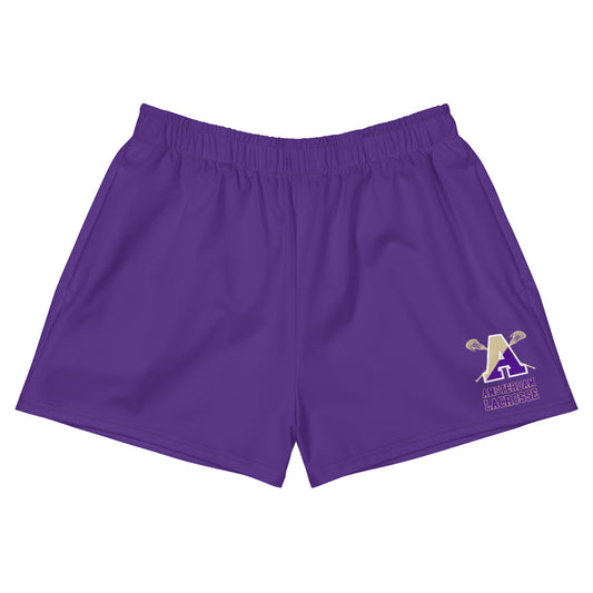 Women’s Amsterdam Lacrosse Athletic Shorts with Pockets